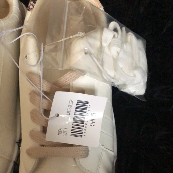 Altar’d State White/Blush/Snakeskin Sneakers - Picture 6 of 8